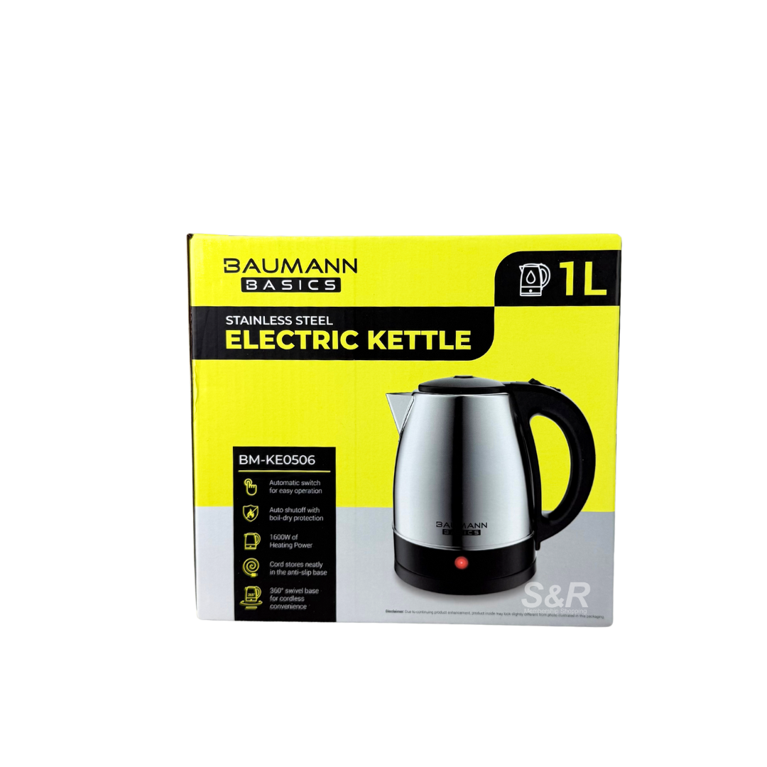 Baumann Basics Electric Kettle 1L capacity